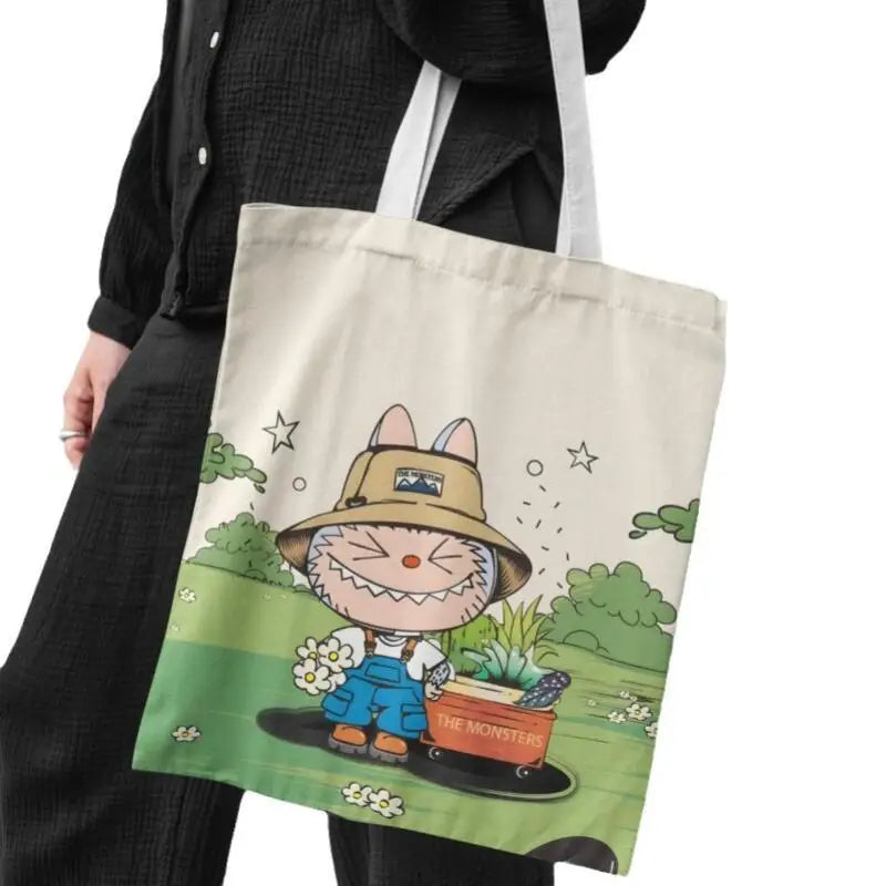 Canvas Bag Large Capacity Versatile For Student