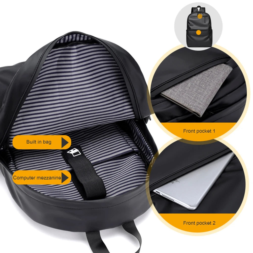 Large Men Backpack Waterproof Business Travel School Bag Laptop Casual Bagpacks