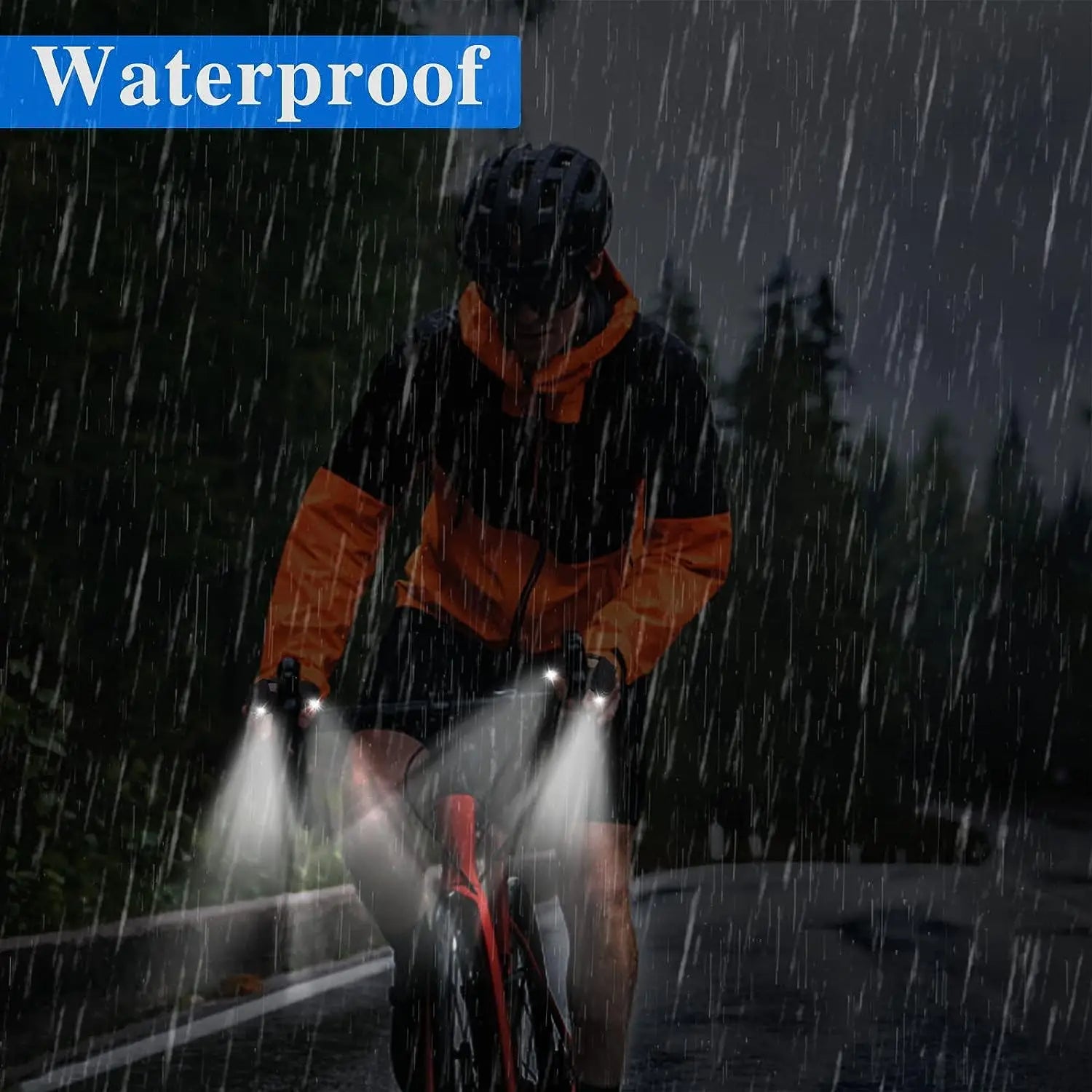 LED Half Finger Glove for Men Women Outdoor Waterproof Night Vision