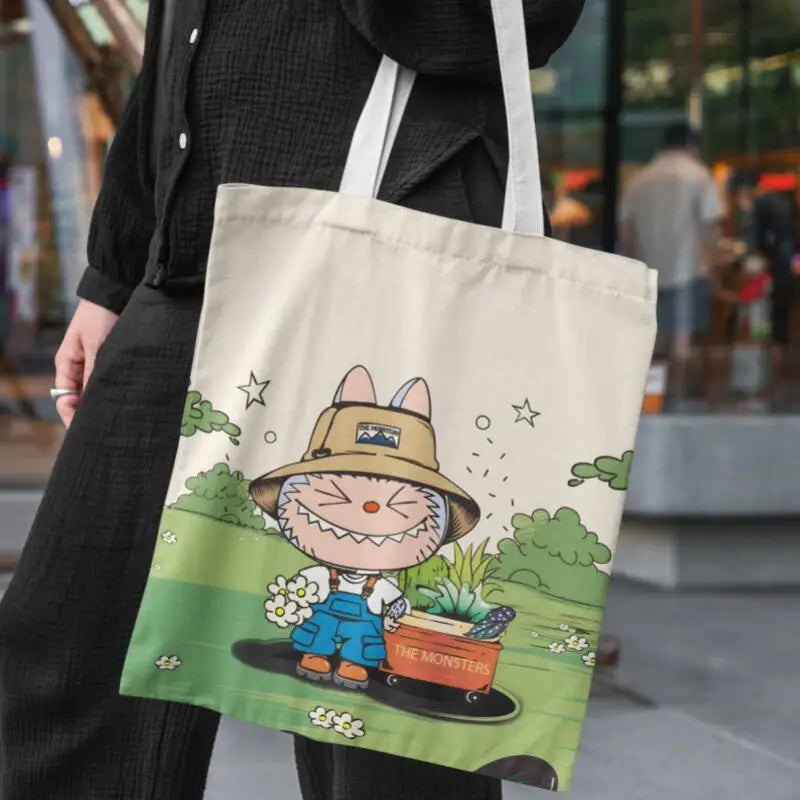 Canvas Bag Large Capacity Versatile For Student